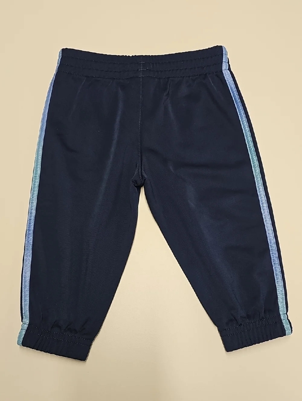 Adidas Cute Navy Track Jacket and Joggers Tracksuit with Light Blue Stripes